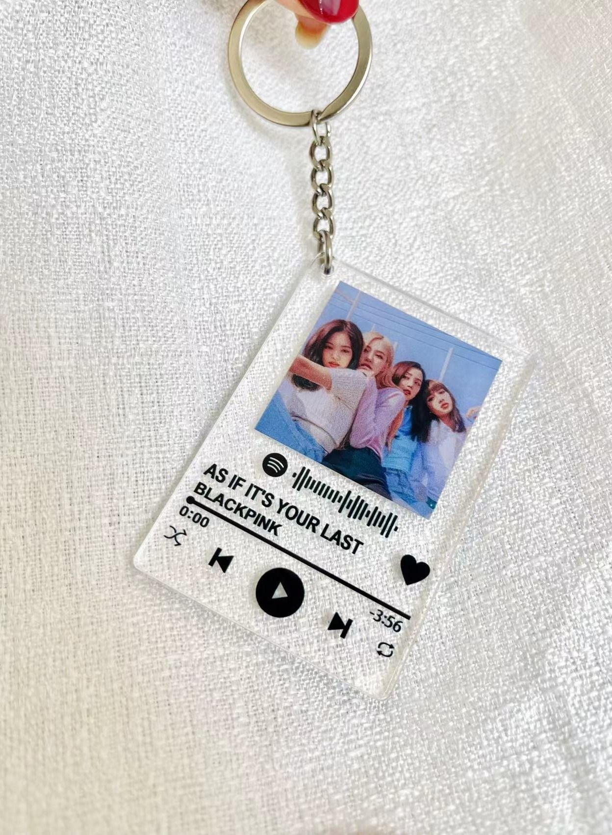 Blackpink Acrylic Keychain Lyrics Key Ring With Chain