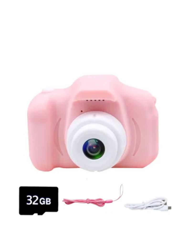 Kids Selfie Camera with 32GB SD Card