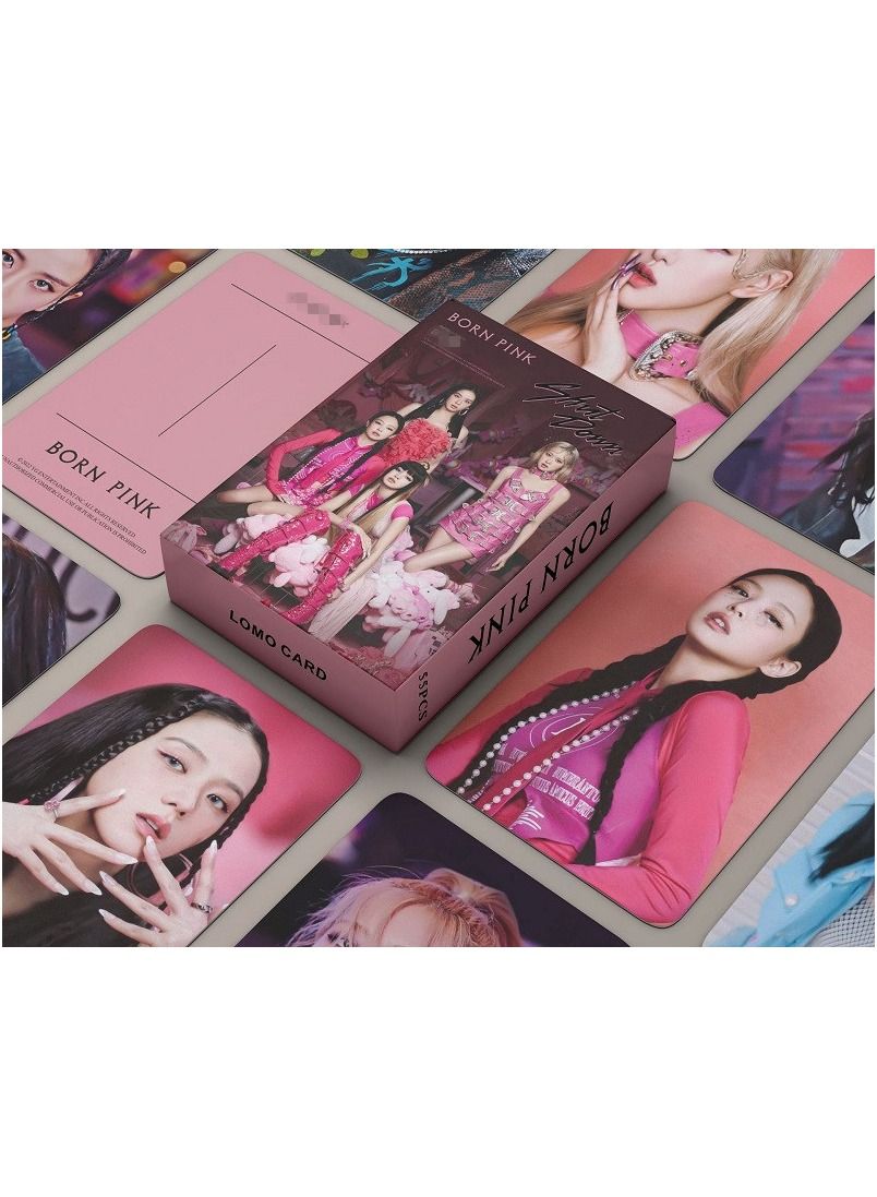 55-Piece Blackpink New Album Born Pink Lomo Card