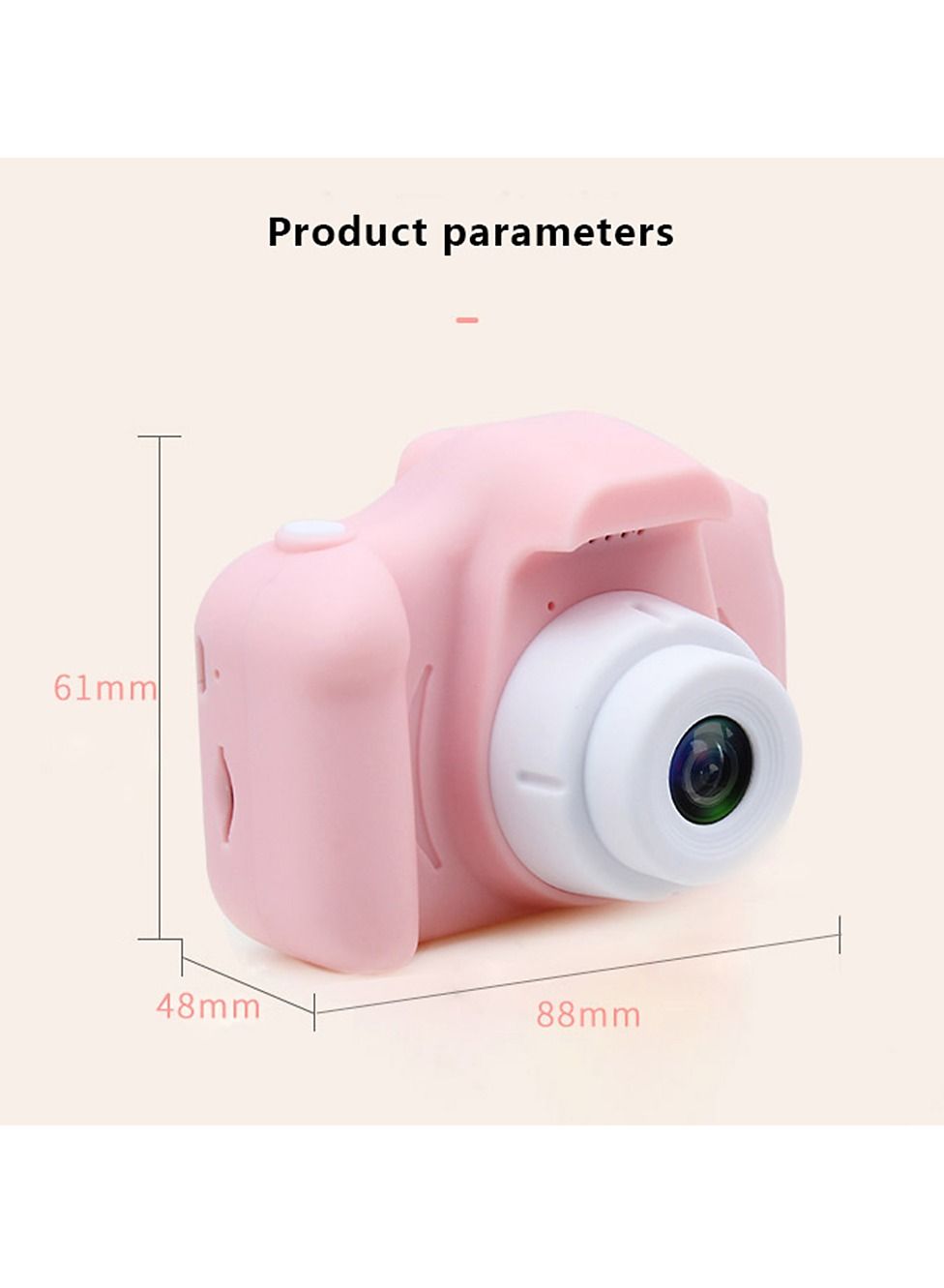 Kids Selfie Camera with 32GB SD Card