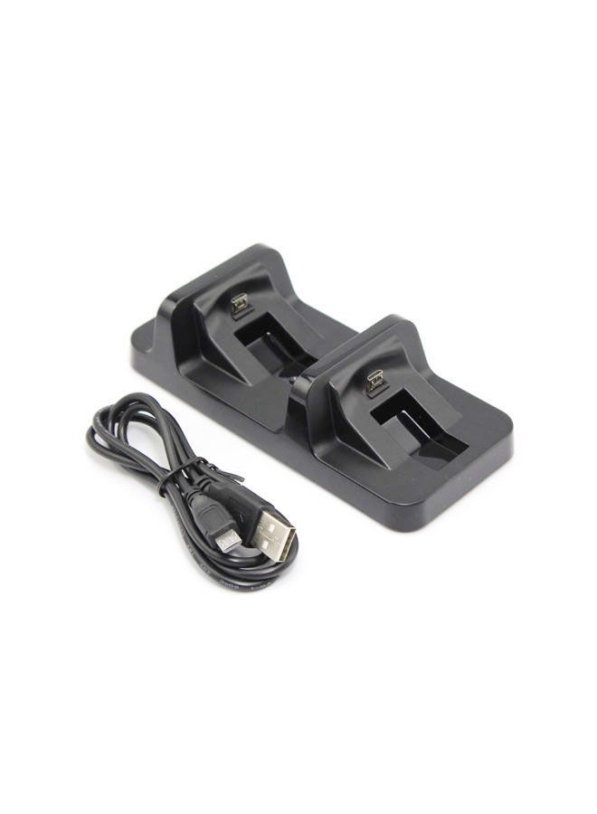 Dual USB Fast Charging Dock Stand Wired Station Charger For PlayStation 4 Controller
