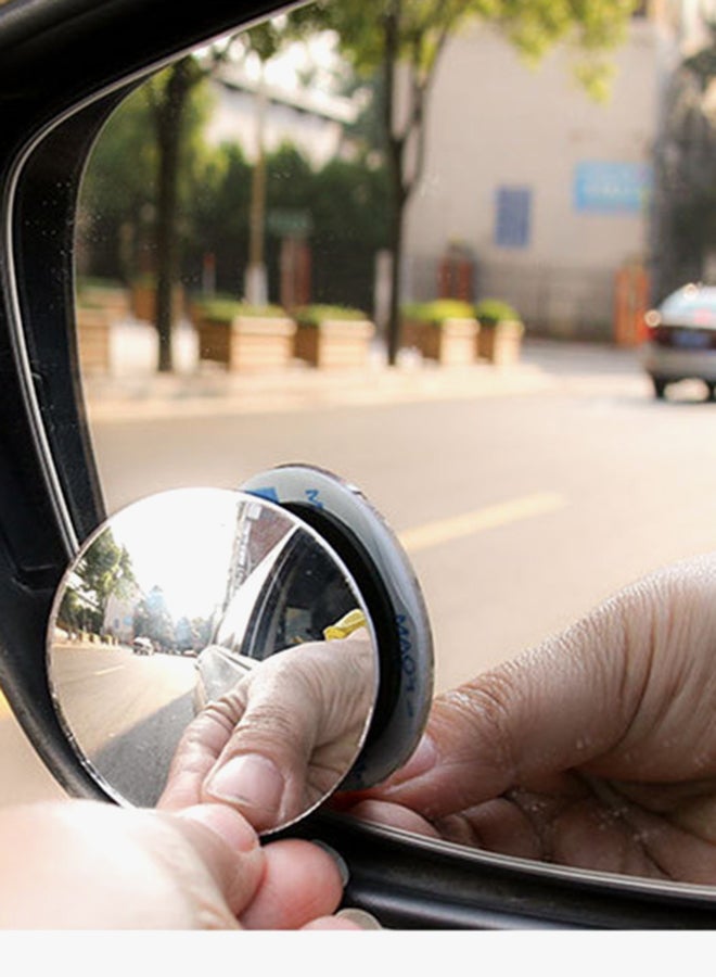 360 Degree Frameless Round Convex Blind Spot Car Mirror