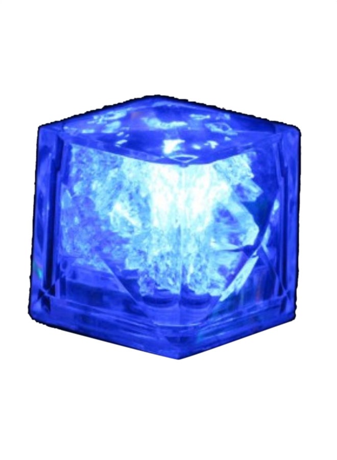 12 Piece LED Artificial Flashing Ice Cubes Multicolour 2.5centimeter
