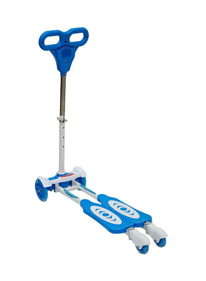 4-Wheel Scooter With Comfortable 2 Leg Support And Non Slip Handle For Better Grip