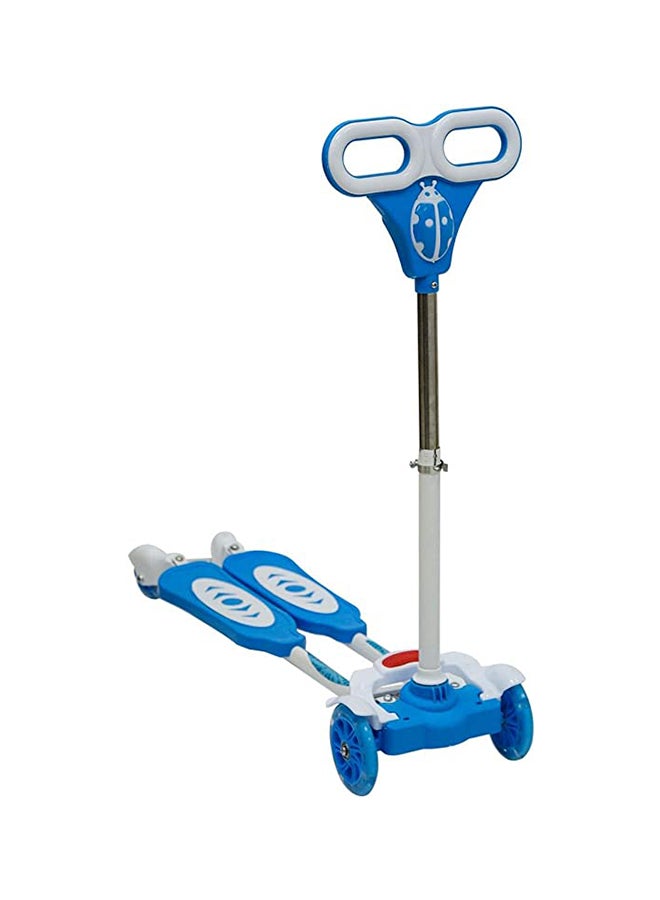4-Wheel Scooter With Comfortable 2 Leg Support And Non Slip Handle For Better Grip