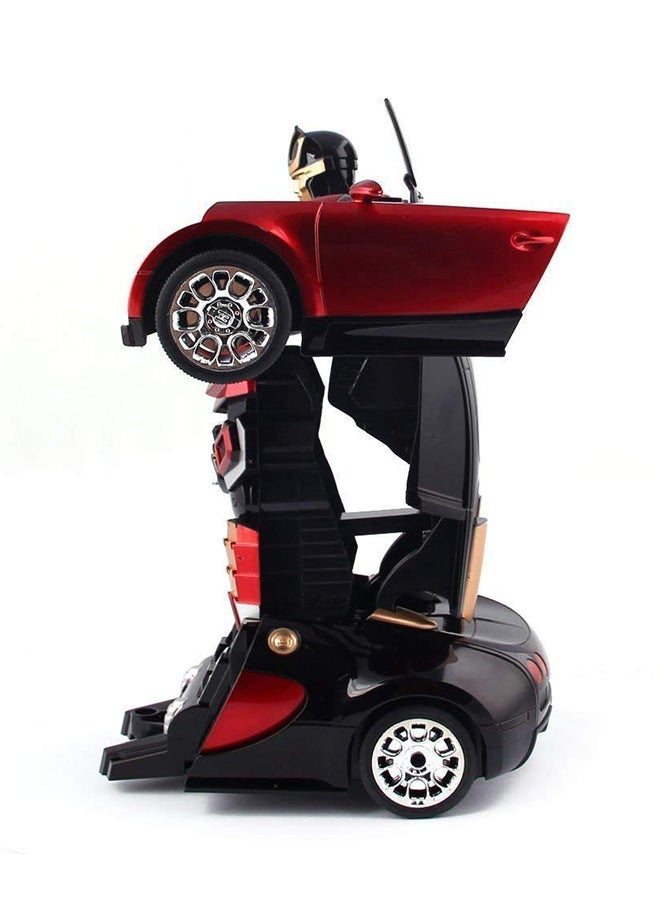 Portable Lightweight Authentic Detailed Remote Controlled Transformer Robot Electric Car 30x13x10cm