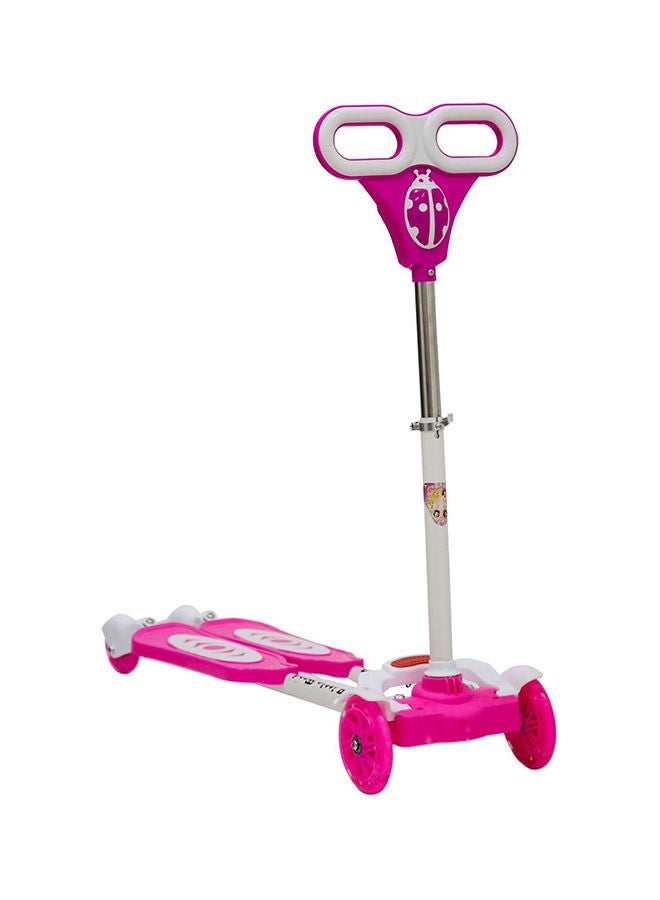 3-Wheel Scooter With 2 Leg Support And Non Slip Handle Grip Comfortable For Kids 74x26.5x13.5cm