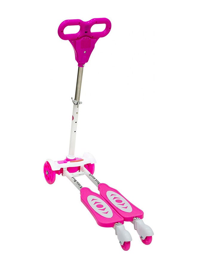 3-Wheel Scooter With 2 Leg Support And Non Slip Handle Grip Comfortable For Kids 74x26.5x13.5cm