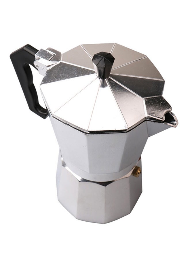 Cordless Espresso Percolator Maker Silver 300ml