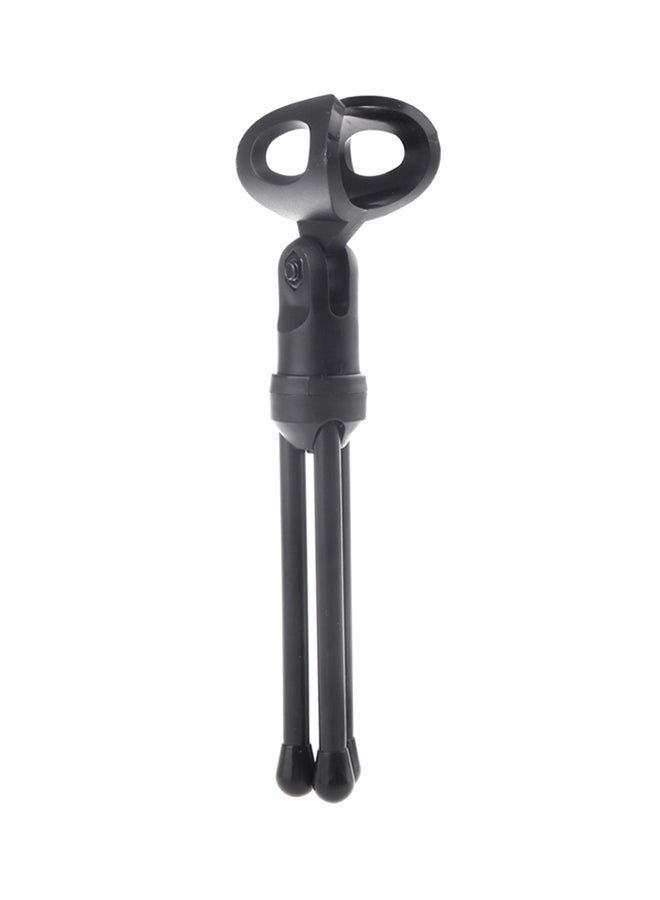 Wired Condenser Microphone With Holder Clip sf-666 Black/Silver