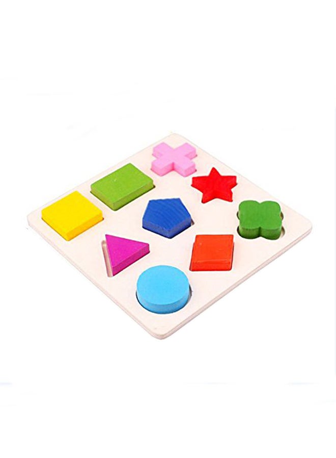 3 Patterns Baby Early Learning Wooden Geometry Shape Sorting Educational Puzzle Toy
