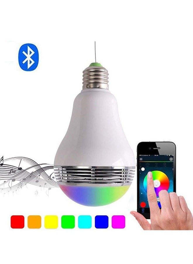LED Bulb With IR Remote Control Red/Green/Blue 9watts