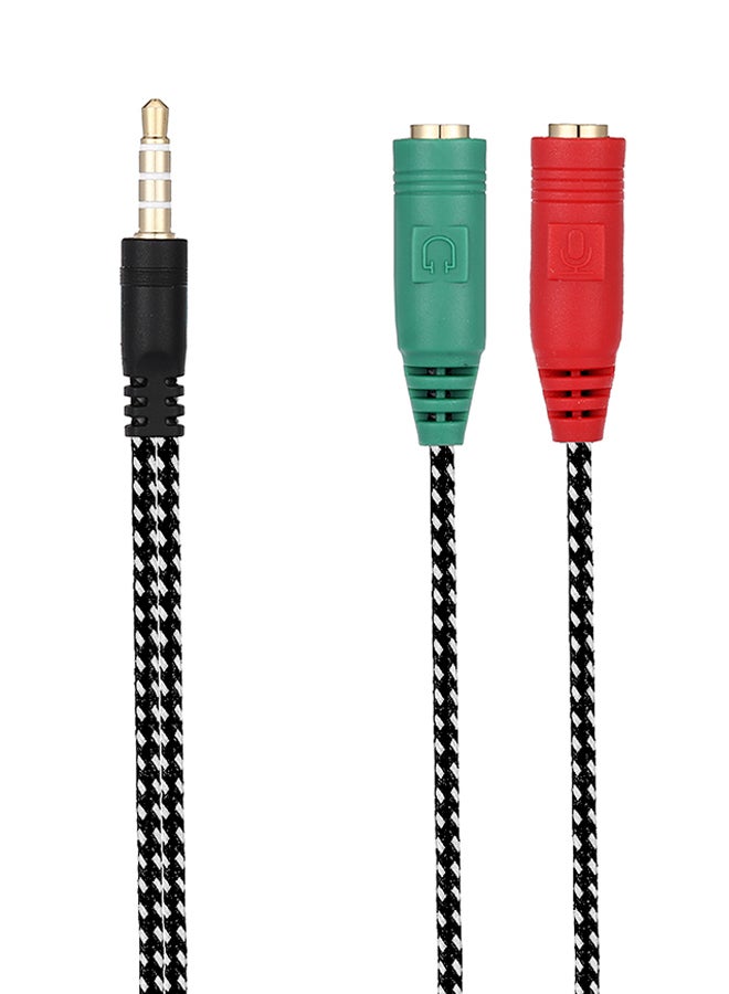 Stereo Audio Jack Splitter Cable Multicolour
