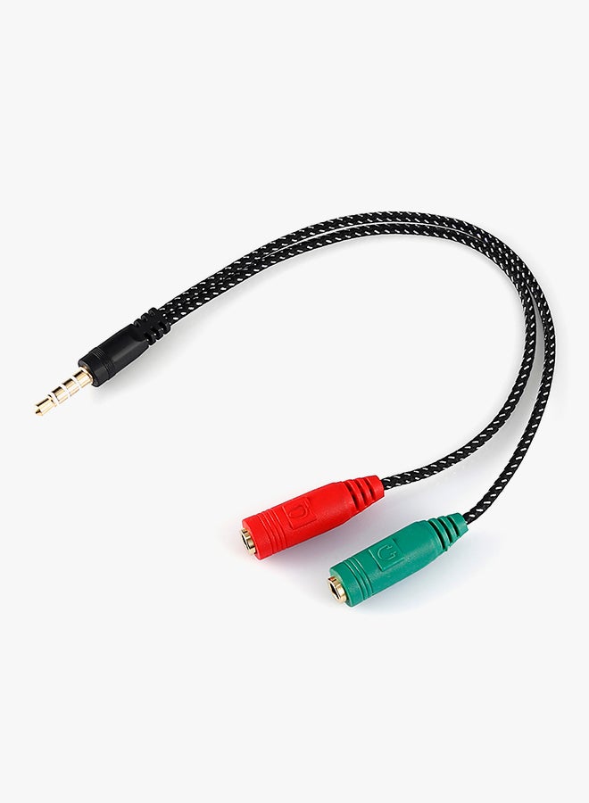 Stereo Audio Jack Splitter Cable Multicolour