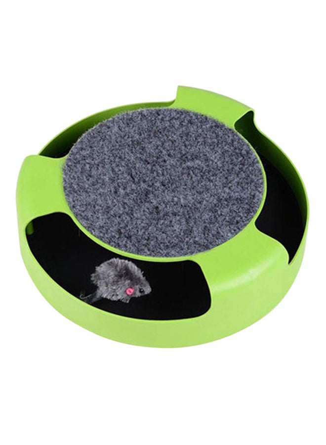 Catch The Mice Toy With Scratch Board Green/Black/Grey