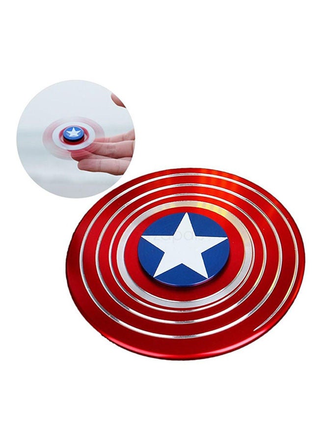 Captain America Shield Fidget Spinner Stress Reliever For Adults And Kids