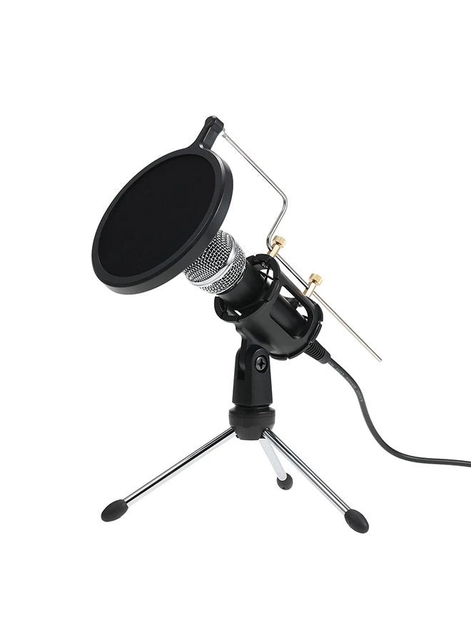 Microphone Condenser With Stand C4805 Black