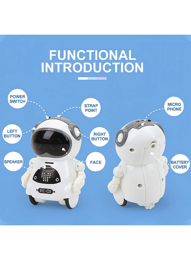 Talking Interactive Dialogue Voice Recognition Singing Dancing Mini Robot Toy