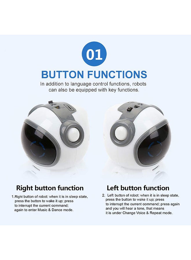 Talking Interactive Dialogue Voice Recognition Singing Dancing Mini Robot Toy