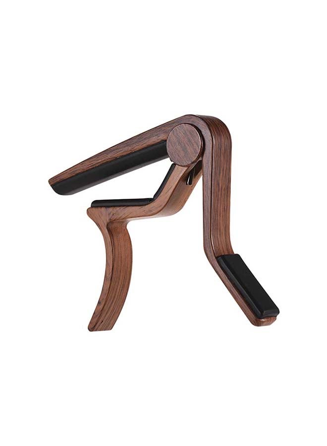 Single-Handed Guitar Capo Clamp With 4-Piece Guitar Picks For Banjo Acoustic Electric Guitar Bass