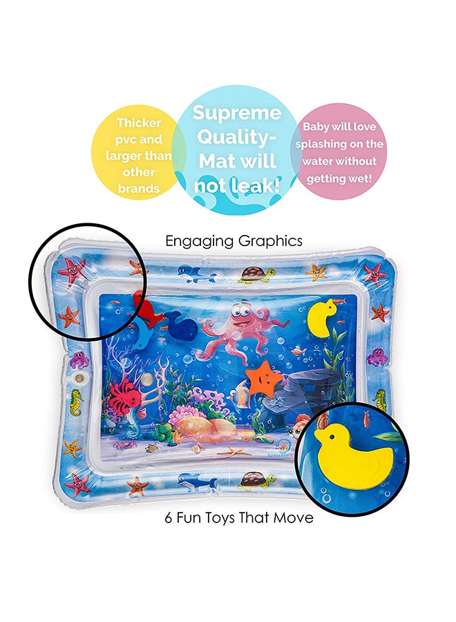 Inflatable Tummy Time Premium Baby Inflatable Activity Center Water Mat For Kids