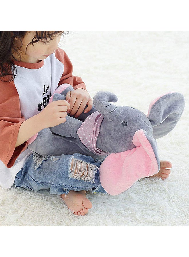 Authentic Cute And Beautiful Elephant Shaped Durable Stuffed Plush Toy 30cm
