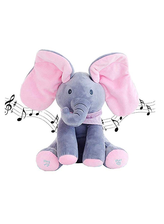 Authentic Cute And Beautiful Elephant Shaped Durable Stuffed Plush Toy 30cm