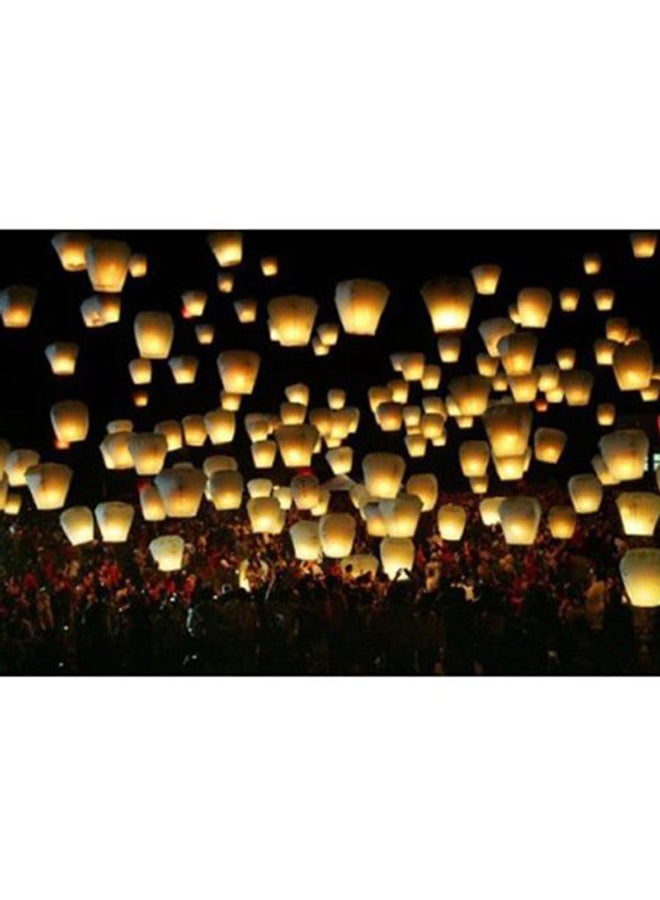 6-Piece Sky Lantern Set 18x10x6cm