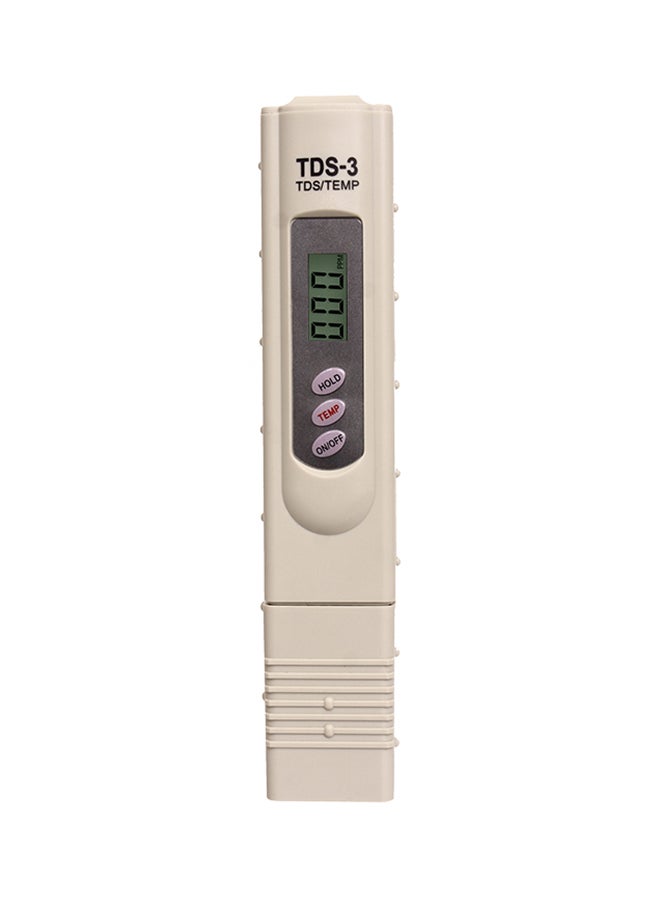 Water Quality Purity Tester Meter Grey 160x34x25mm