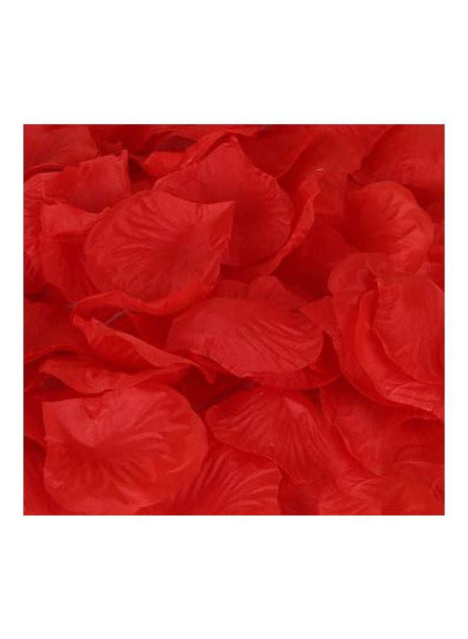 1000-Piece Artificial Flower Petal Set Red