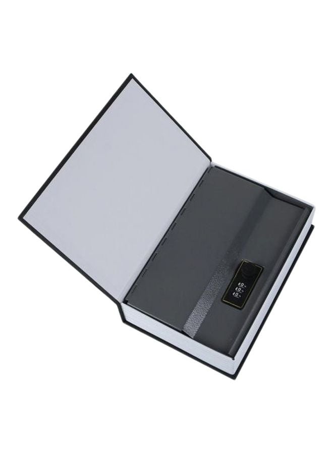 Dictionary Book Safe Key Locker Box Red/Black/Yellow 18x11.6x5.5centimeter