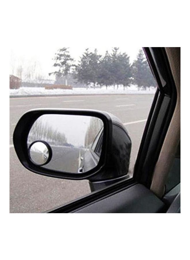 Round HD Glass Frameless Convex Rear View Mirror