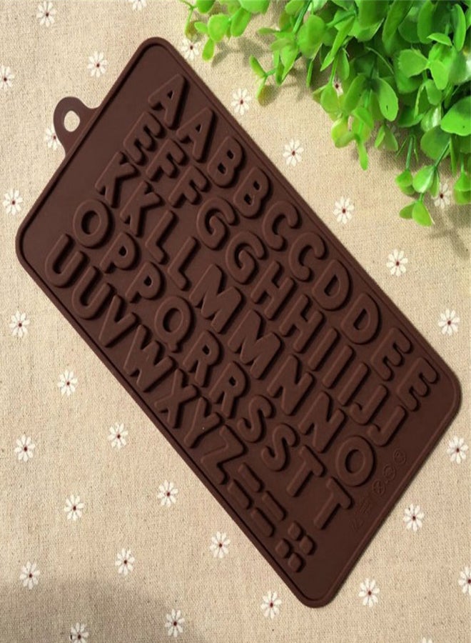 Fondant Cookie Chocolate Mould Brown 21.3x0.5x11.5centimeter