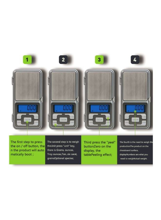 Electronic Pocket Jewellery Scale 2724495060735 Silver