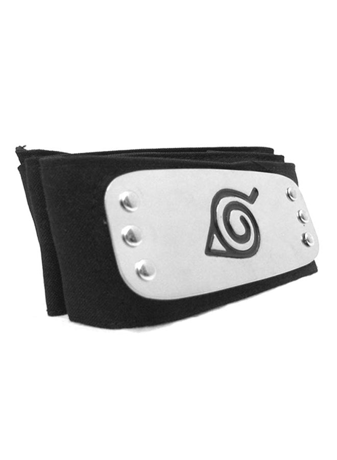 Anime Ninja Headband Wide Strap For Good Comfort In Black Color Premium Quality
