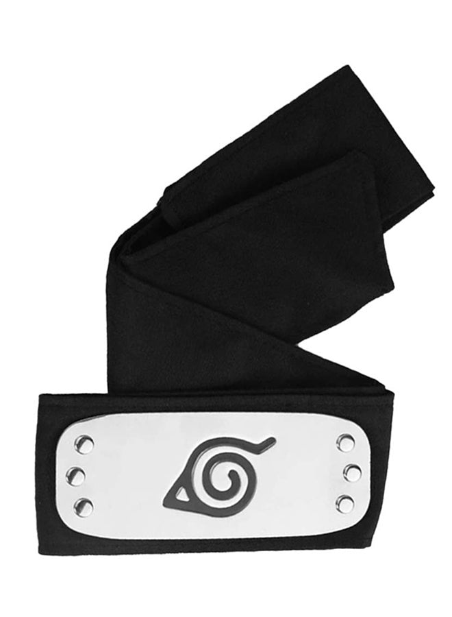Anime Ninja Headband Wide Strap For Good Comfort In Black Color Premium Quality