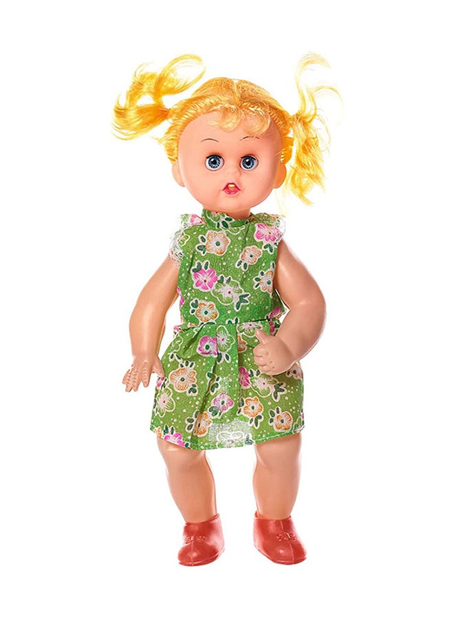 Trolley With Baby Doll For Toddlers  Plastic Material Foldable And Portable