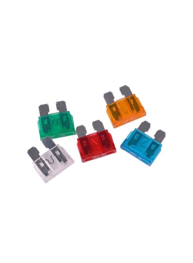 100-Piece Color Coded StAndard Blade Fuse Blue/Green/Red