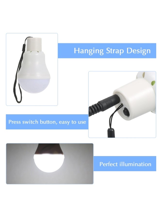 Solar Powered LED Light White 9 x6x0.4centimeter