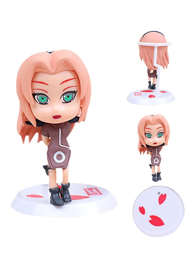 6-Piece Naruto Sasuke Uzumaki Anime Action Figure Collectible Model Toy Set