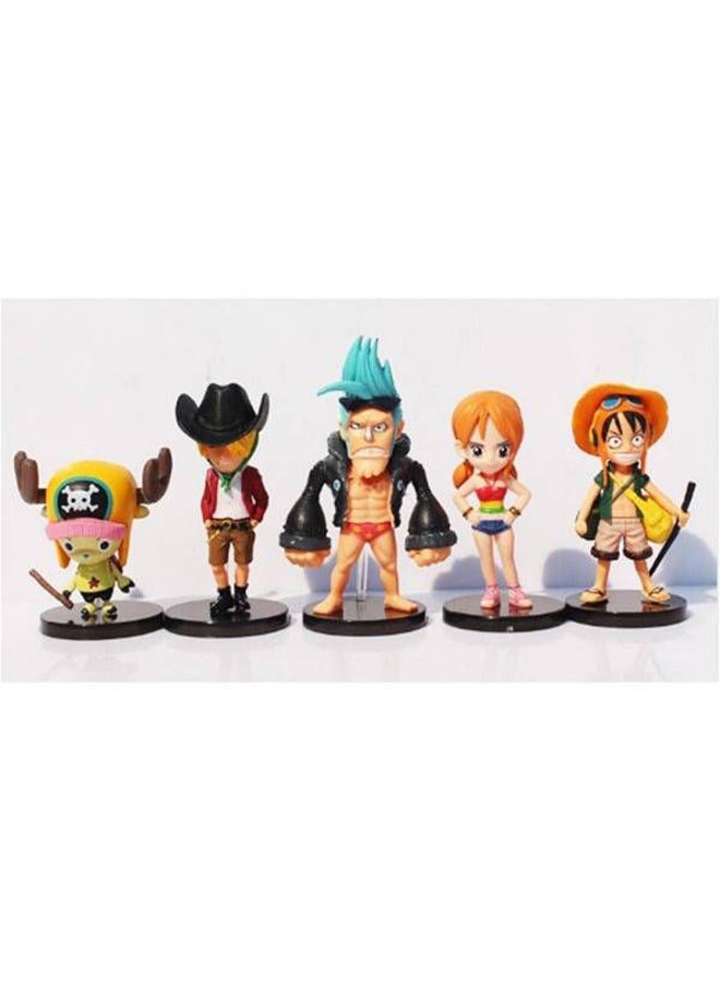 9-Piece Anime One Piece Collectible Action Figure Model Toy Set For Kids
