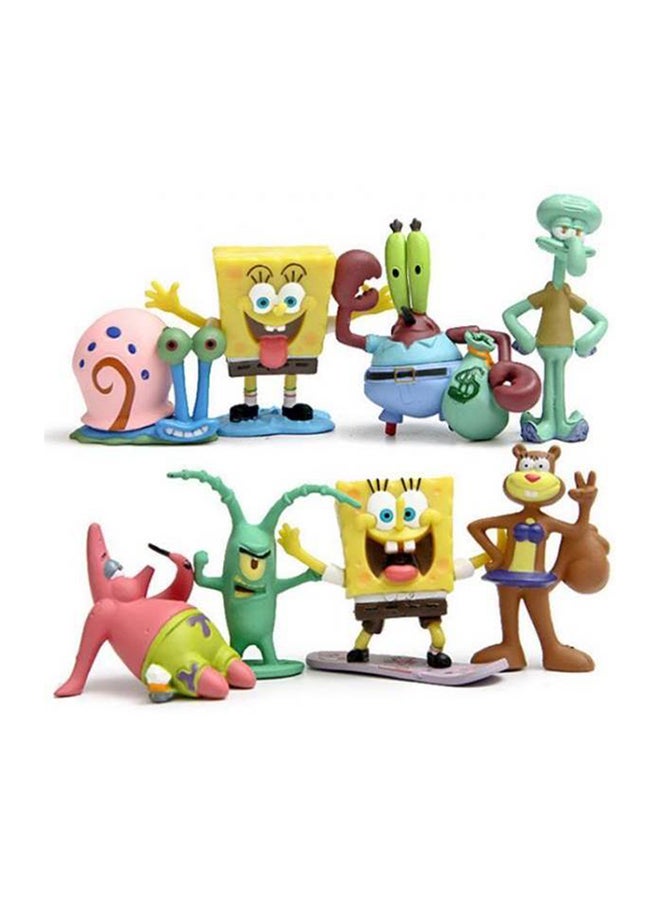 8-Piece Waterproof Spongebob Squarepants Play Kit For Kids, Multicolour