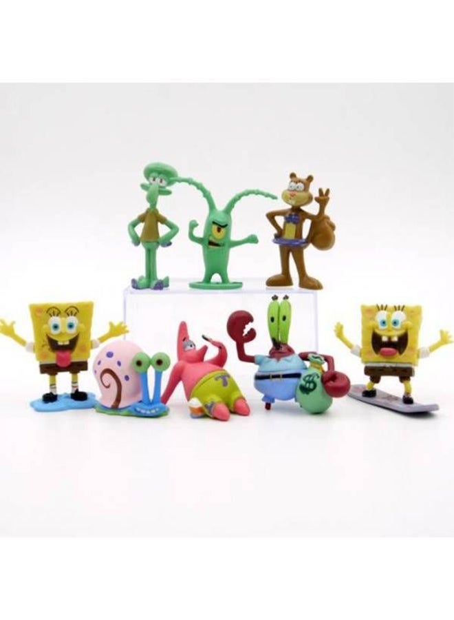 8-Piece Waterproof Spongebob Squarepants Play Kit For Kids, Multicolour