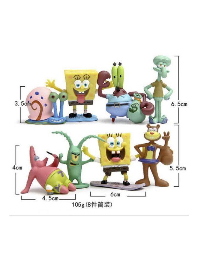 8-Piece Waterproof Spongebob Squarepants Play Kit For Kids, Multicolour