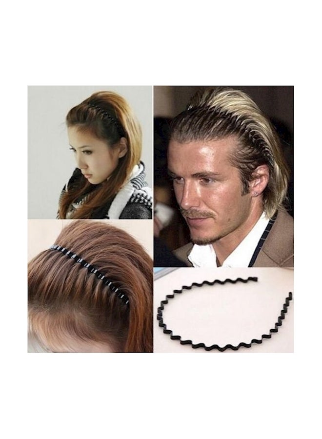 Comb Designed Hair Headband Black