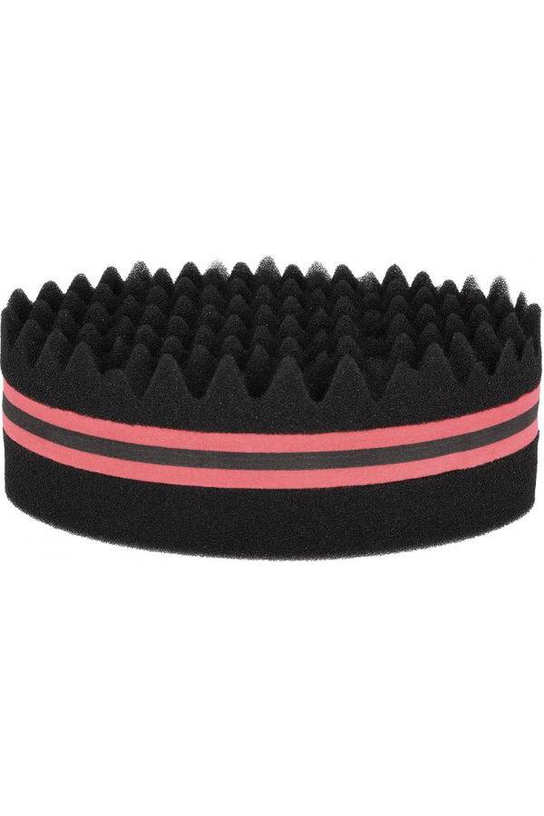 Two-Sided Curly Sponge Black/Pink
