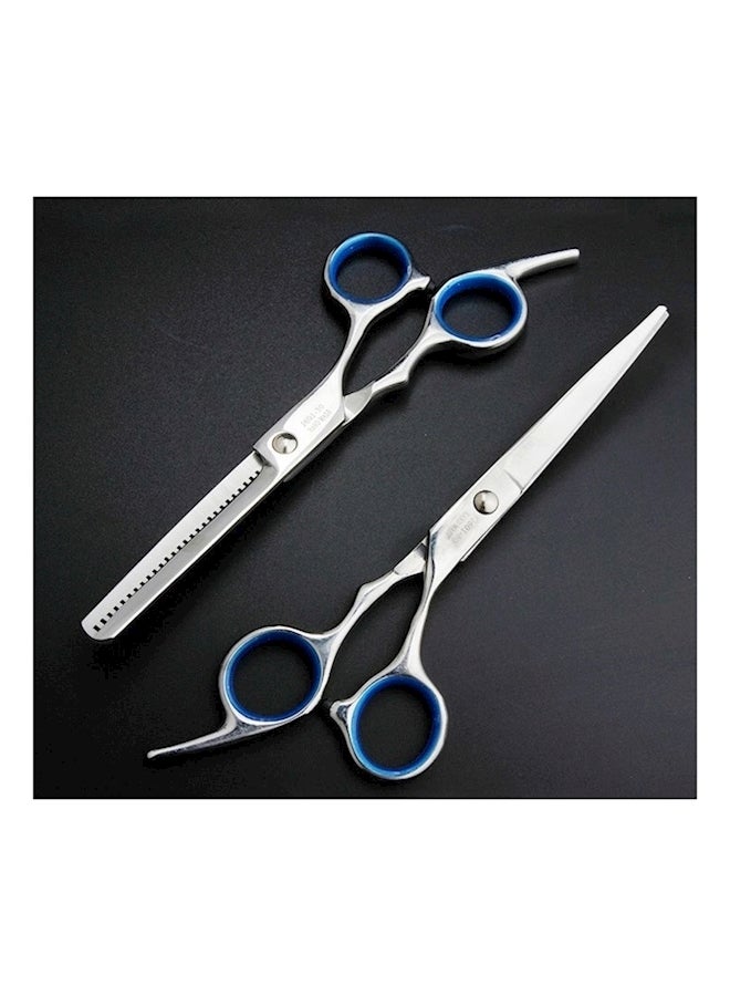 Professional Hair Cutting Scissors Set Black/Silver/Pink