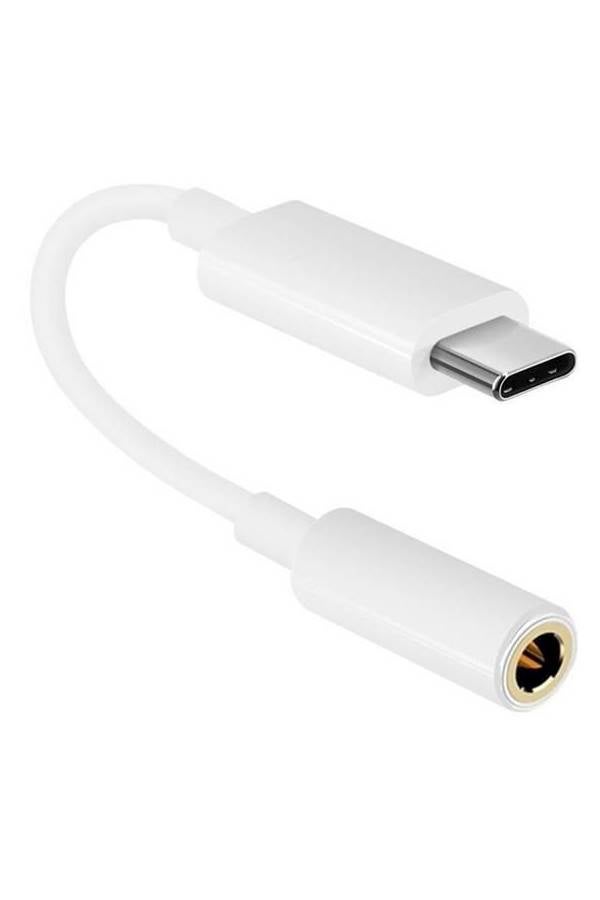USB Type C Headphone Jack Adapter For Htc/Moto White/Silver