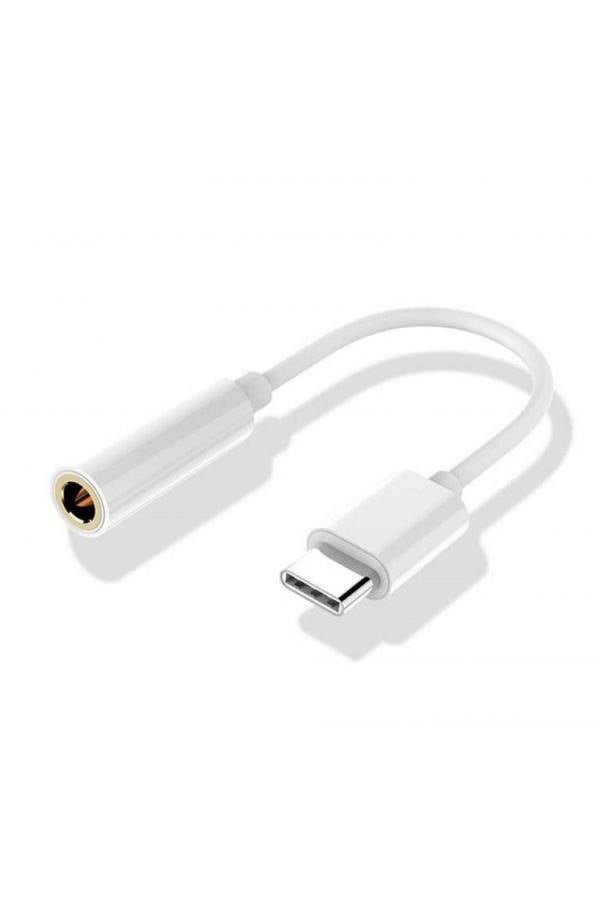 USB Type C Headphone Jack Adapter For Htc/Moto White/Silver