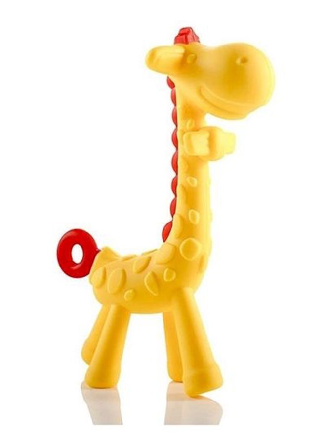 Food Grade BPA Free Silicone Cartoon Giraffe Shape Baby Teether Toy ¨C Multicolour